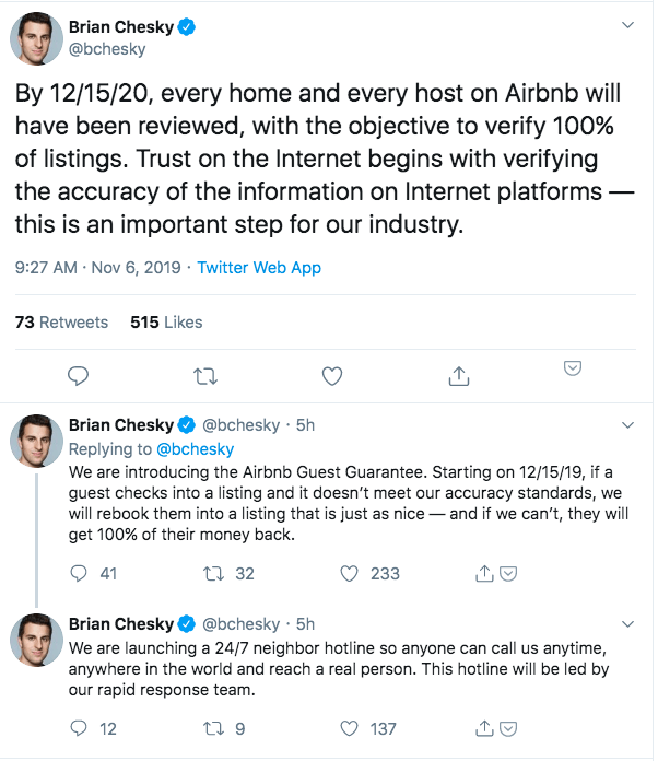 Airbnb new policy on host verification